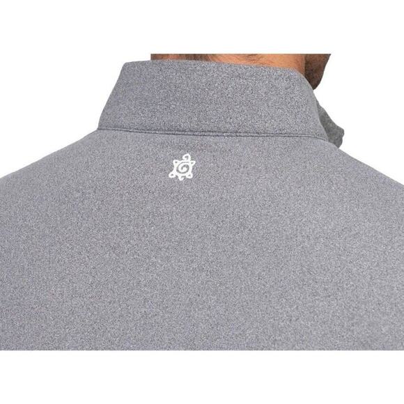 TURTLESON Stretch Siro Quarter Zip Pullover Jacket Sweater Blue Men’s L - Picture 6 of 12